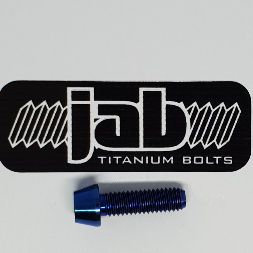 Titanium M6x20mm Tapered Head Bolt