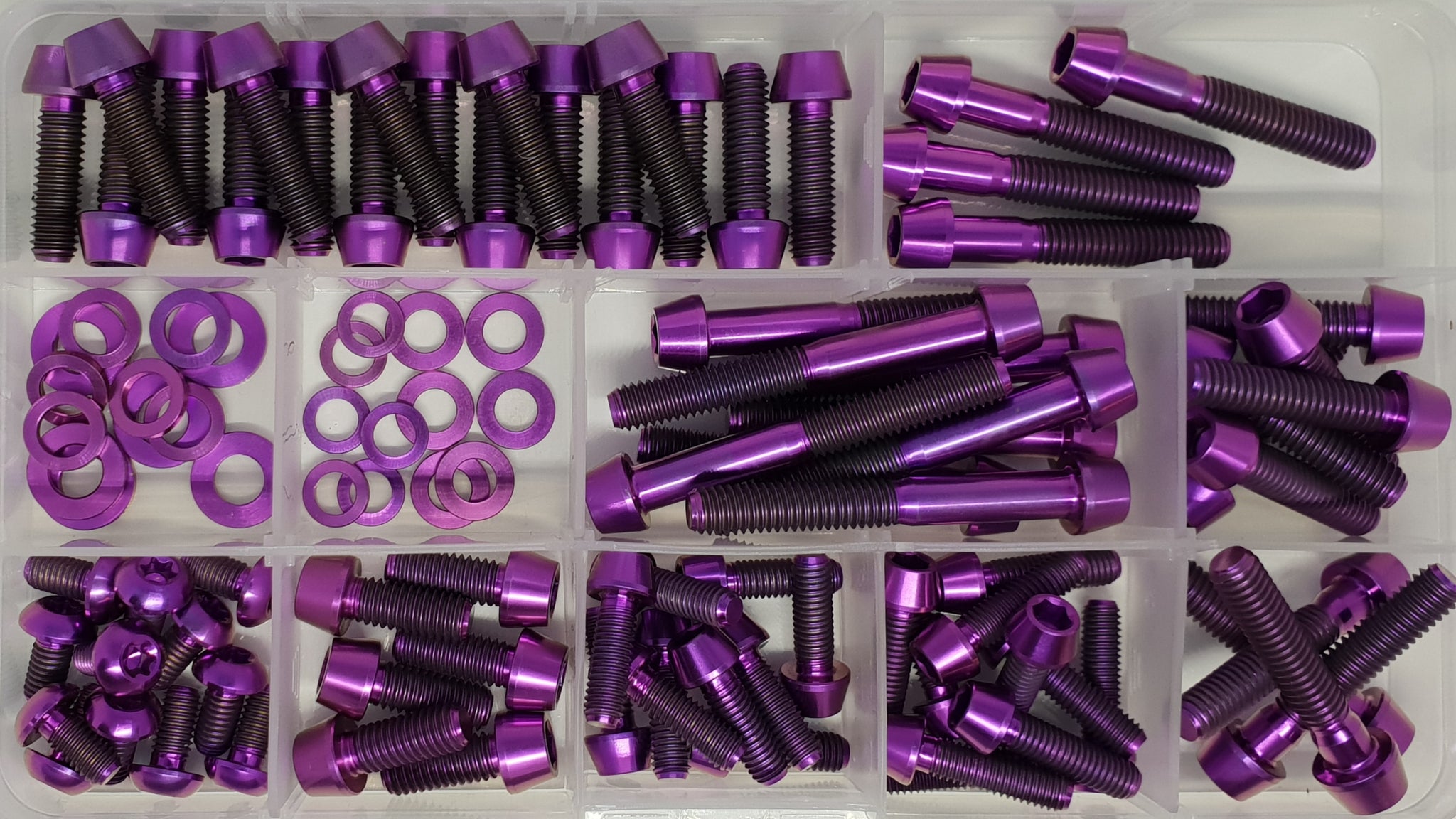 Titanium Mountain Bike Bolt Kits Version 3 J.A.B Titanium Bolts